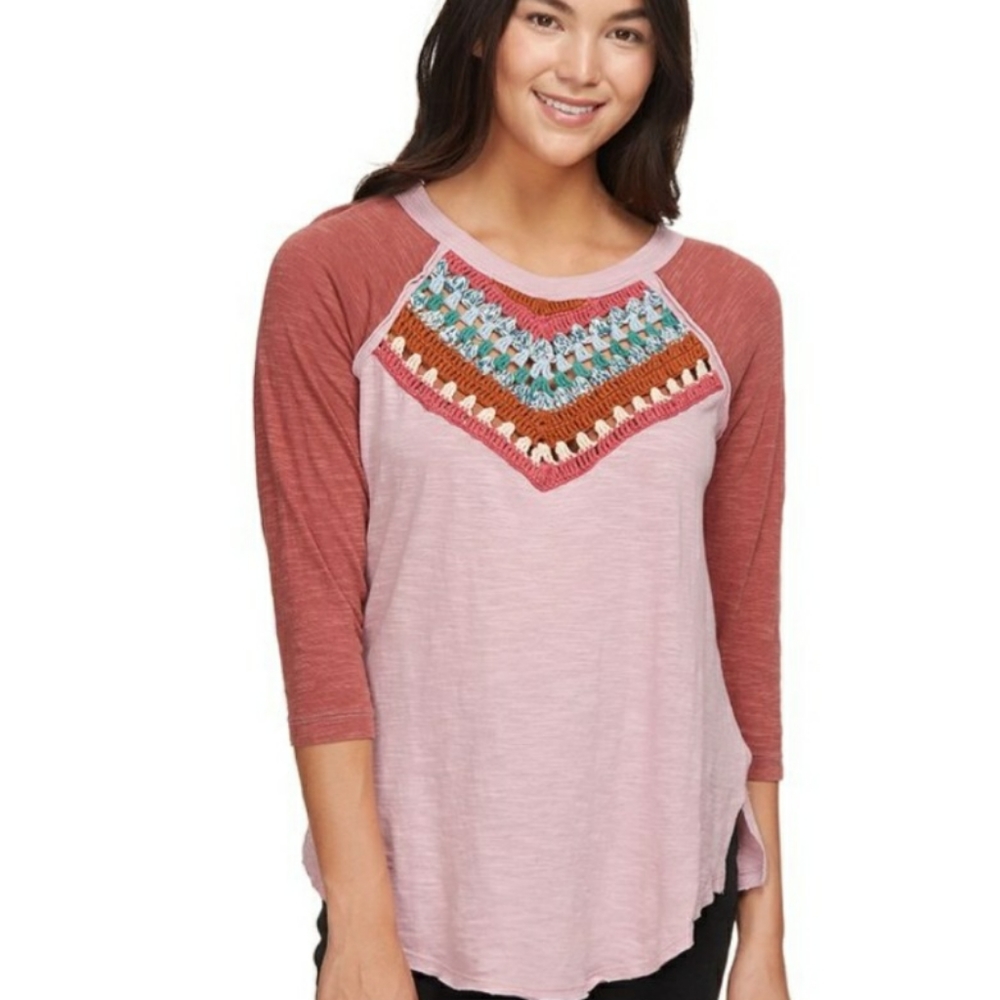 NWT Free People Spring Bound Long Sleeve Top